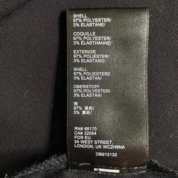 Urban Outfitters Cowl Neck Black Slip Mini Dress, Size Small - Picture 13 of 13